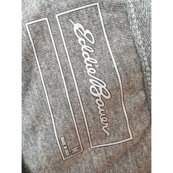 Eddie Bauer Thermal Shirt Mens Medium NWT Long Sleeve‎ Crew Waffle Knit Gray - Picture 2 of 10